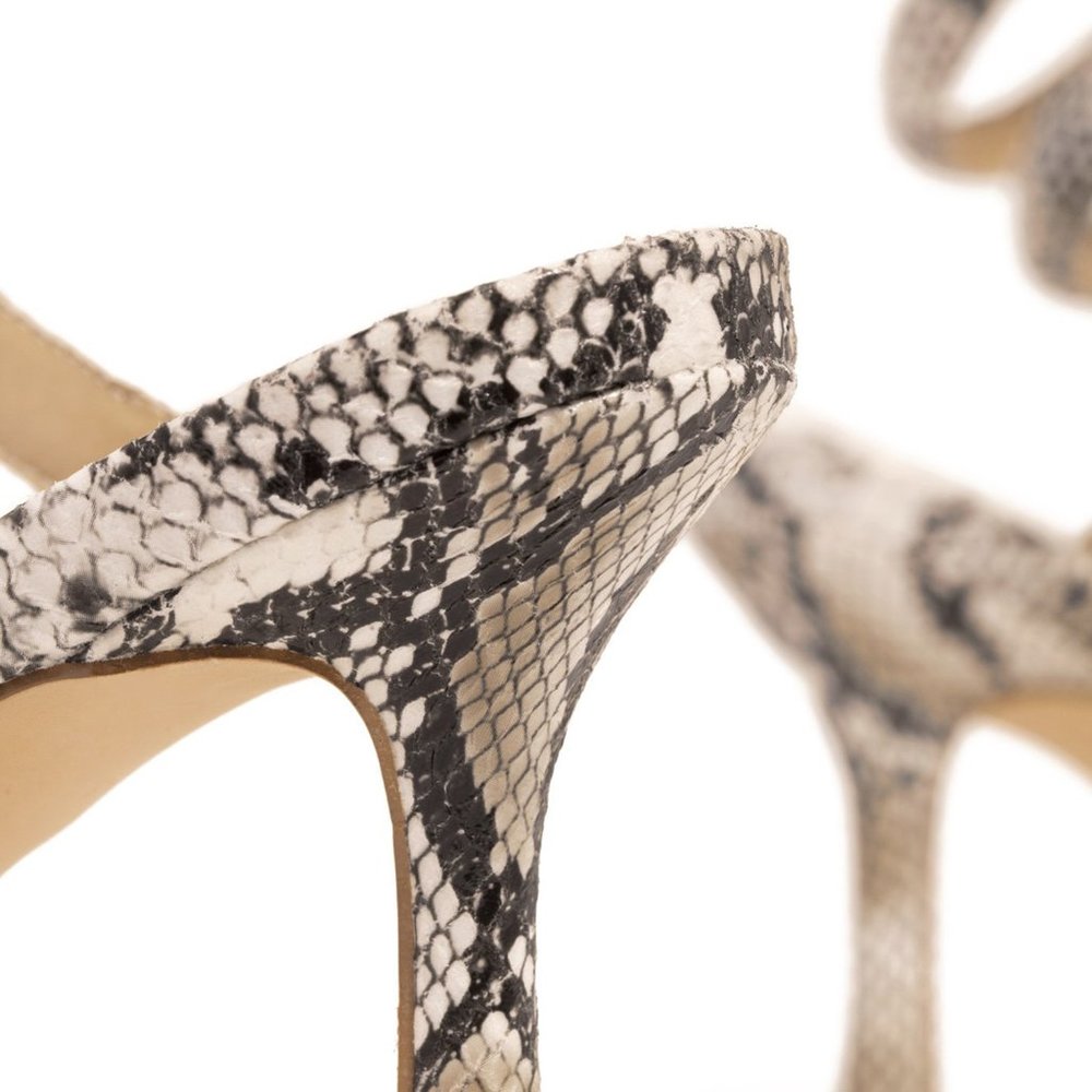 NEW๐ฅ Snake Thong Open Toe Coil Ankle Strap Sandal - Picture 7 of 7
